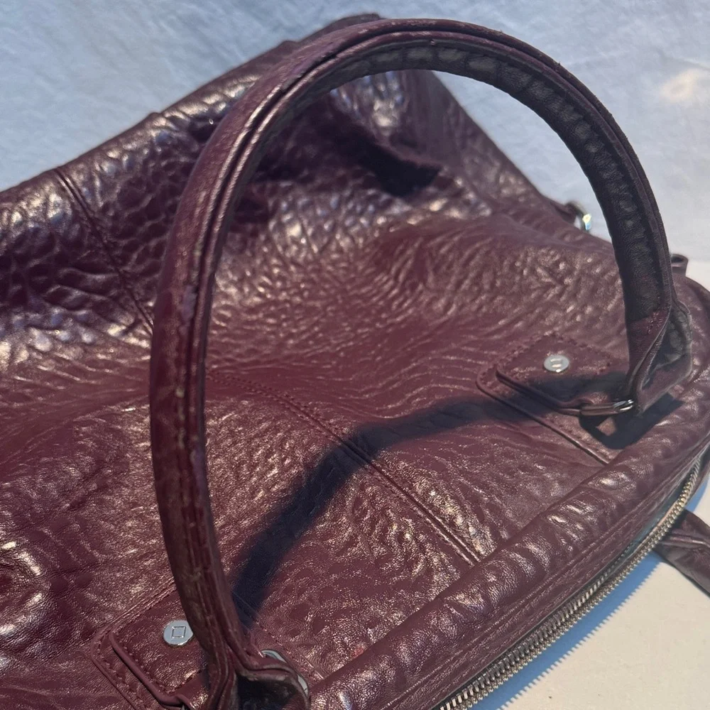 Chic Purple Handbag and Wallet Set